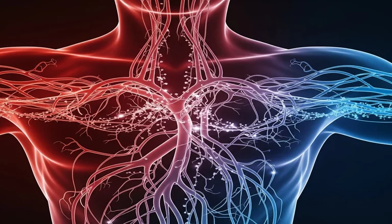 Représentation de la stimulation de la circulation sanguine et lymphatique par un massage à Uccle