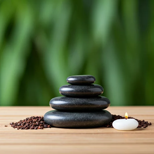 Massage aux pierres chaudes pour détente musculaire profonde